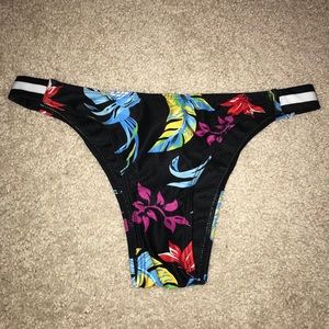 NWOT tropical bikini bottom thong